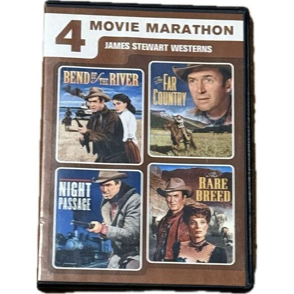 4 Movie Marathon: James Stewart
Western Collection (Bend of the Rive - VERY GOOD - Picture 1 of 2